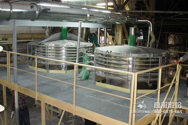 擺動(dòng)篩客戶現(xiàn)場