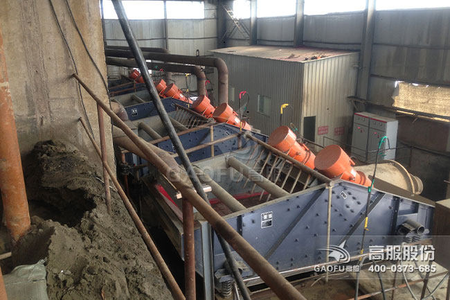 脫水篩客戶(hù)現(xiàn)場(chǎng)